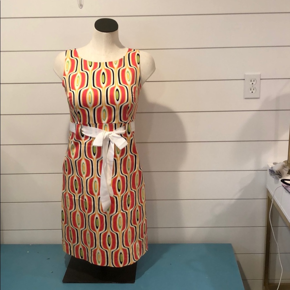 Sangria sleeveless multicolored dress